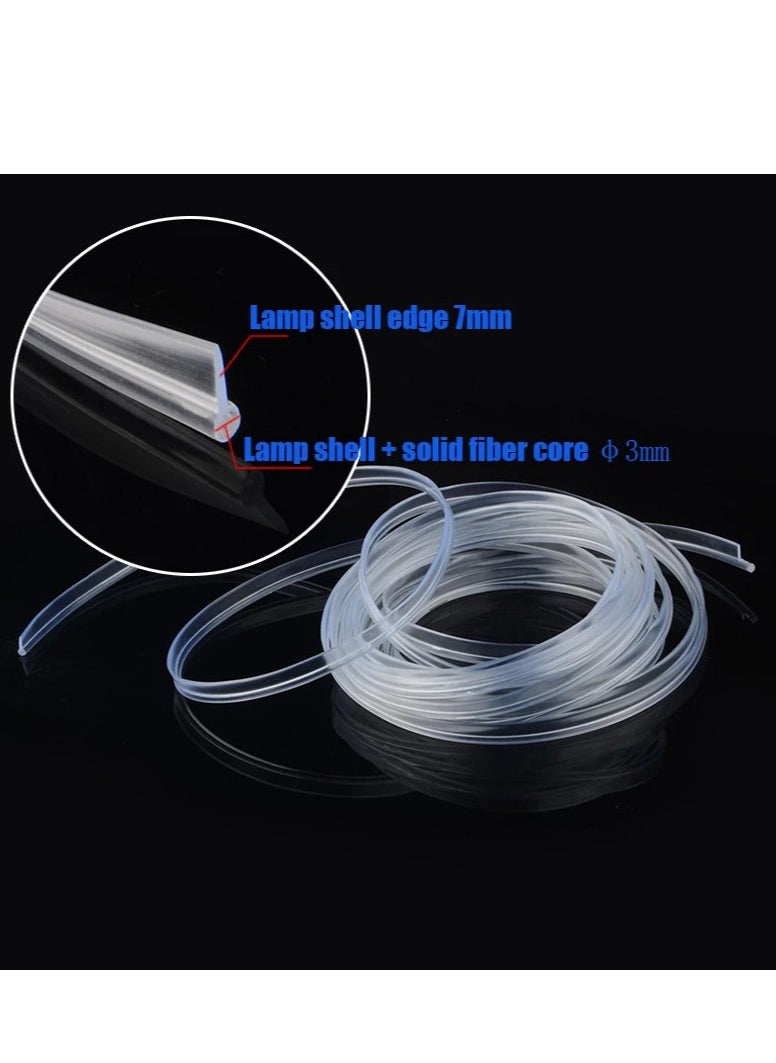 Arabest - 300cm (118in) Strip Car Interior Ambience Light RGB Light DIY Dashboard Ambience Fiber Optic Strip Light with USB Drive - Image 1
