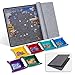 Becko US 1000 Piece Jigsaw Puzzle Board with 6 Sorting Trays Felt Cover Foldable Puzzle Mat with Auxiliary Lines for Puzzle Storage Saver Lightweight Portable for 1000 Pieces Jigsaws Puzzles - Image 3
