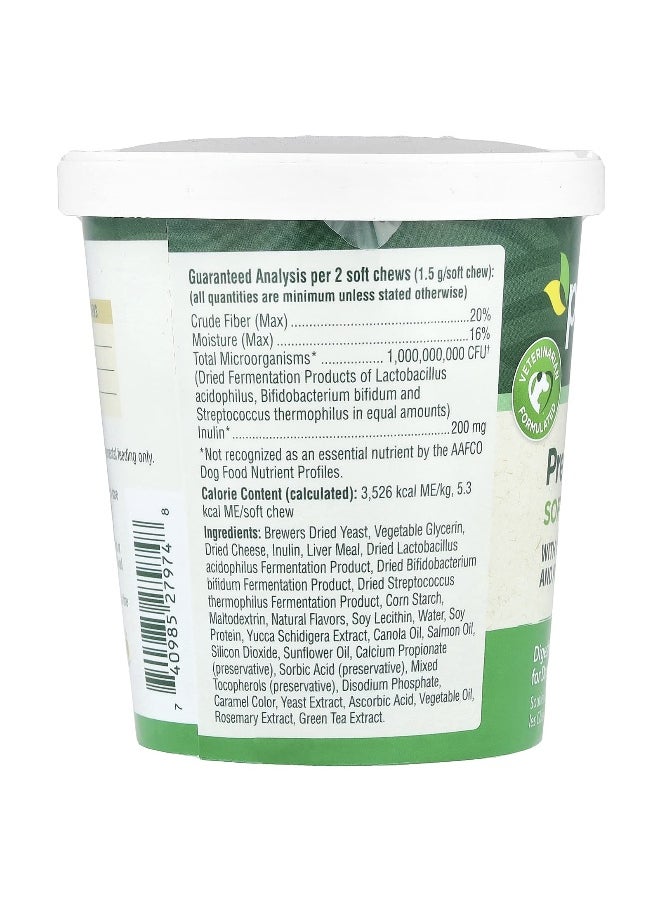petnc NATURAL CARE petnc NATURAL CARE, Pre & Probiotic Soft Chews, All Dog, Liver, 120 Soft Chews, 6.3 oz (180 g)  - Image 2