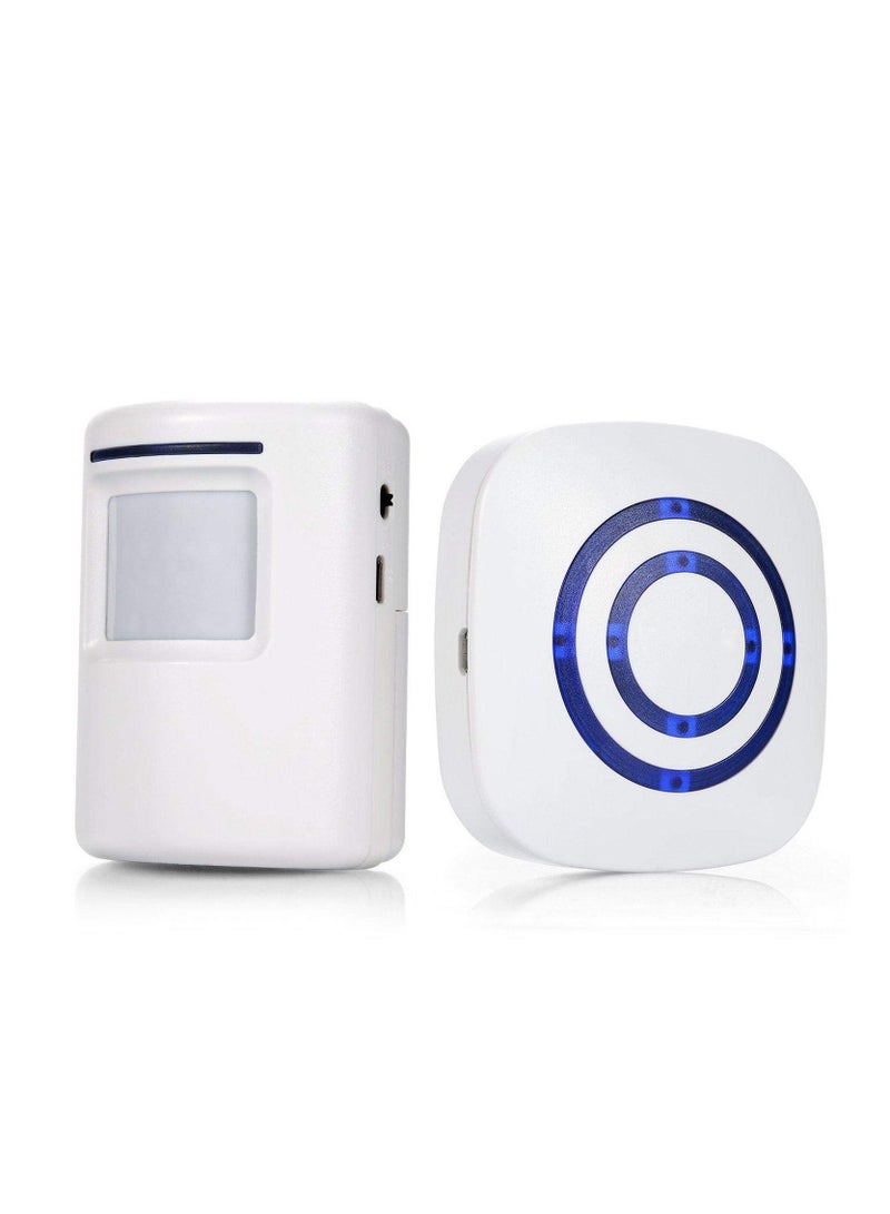 Infrared Motion Sensor Welcome Alarm Wireless Doorbell Entrance Alert for Shop Office - Image 1