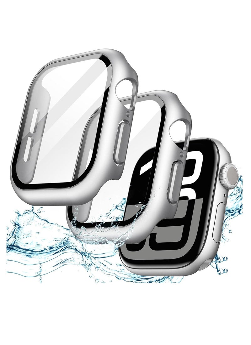 360° Full Protection Cover for Apple Watch Series 10 42mm - Silver