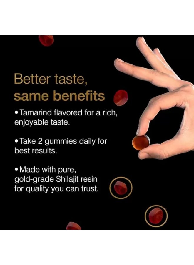 BIYODE Pure Himalayan Shilajit Gummies Gold Lab Tested No Added Sugar Ashwagandha Gokshura Fulvic Acid 60 Trace Minerals for Men Women Non-GMO 100% Natural Organic 60 Gummy  - Image 3