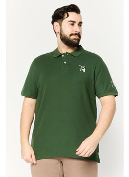 Men Sportswear Fit Short Sleeve Outdoor Polo, Green