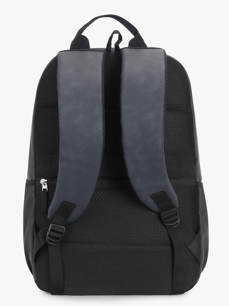 Wesley Vintage Milestone Travel Laptop Backpack with 15.6 inch Laptop Compartment business/Office/School/college/Travel/Gifting Backpack for men and women Softline (Blue Black) - Image 3