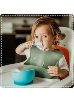 Silicone Baby Bowl & Spoon Set With Suction Base Perfect For Baby Led Weaning 100% Pure Platinum Lfgb Silicone With No Fillers - pzsku/Z97DBFAF661BA1F4428E1Z/45/_/1720692855/0e3dff1c-5566-4d8b-bf5d-09c9d8148586