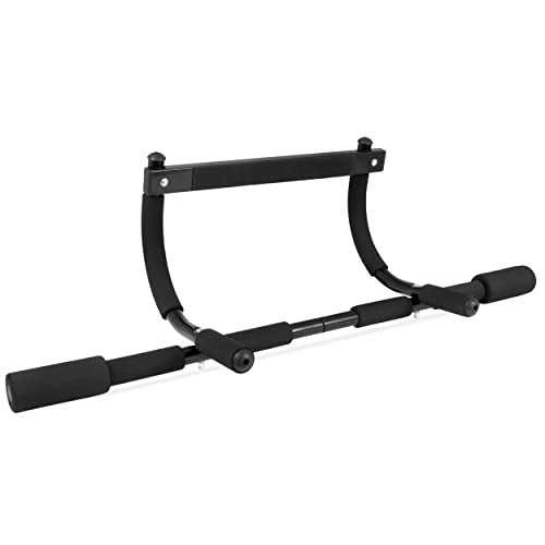 ProsourceFit Multi-Grip Lite Pull Up/Chin Up Bar, Heavy Duty Doorway Upper Body Workout Bar for Home Gyms 24”-32” - Image 1