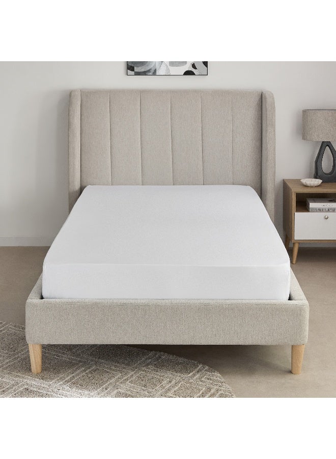 Home Box Essential Cotton Twin Fitted Sheet 120 x 200 x 36 cm - Image 3