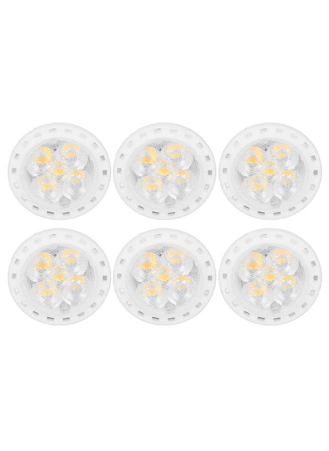 6pcs Brightness Dimming LED Spot Light Bulbs 360LM MR11 LED Landscape Track Light with Ceramic GU4 Base 110V 4W