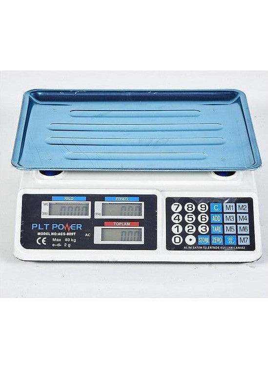 Plt Power Digital Scale ACS-809T  - Image 1