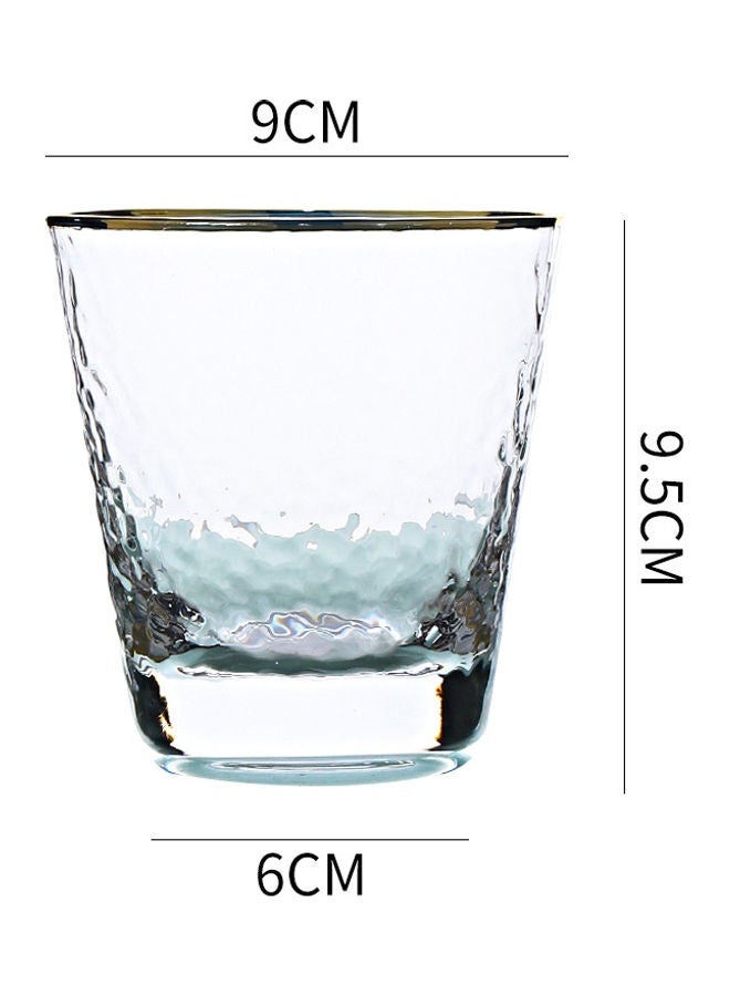 المنزلية كاملة مطرقة زاهية زجاج كوب الماء واضح 9x9.5cm - Image 4