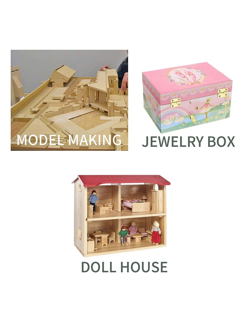 SYOSI Mini Solid Brass Hinges, 10Pcs Cabinet Drawer Hinges for Jewelry Chest Wood Box, Hinges - Image 3