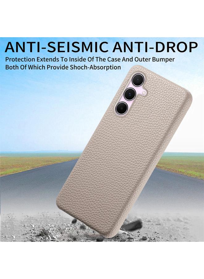S-TOP Case For Samsung Galaxy A55 5G Litchi Oil Edge Leather Back Phone Case - Image 4