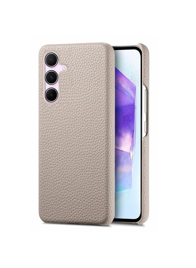 S-TOP Case For Samsung Galaxy A55 5G Litchi Oil Edge Leather Back Phone Case - Image 1