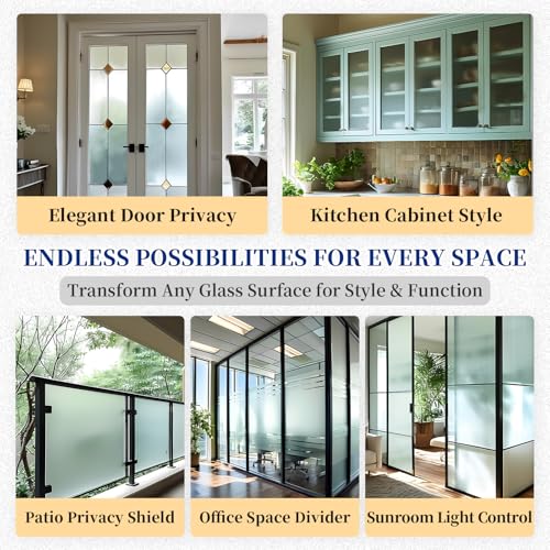 YKF Frosted Glass Paint, 16Oz Privacy Window Paint, Window Frosting Spray, DIY Water-Based UV Resistant Coating for Windows, Doors & Glass Surfaces - Image 4