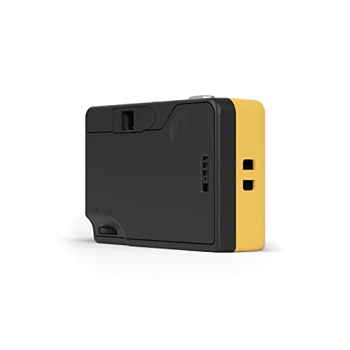 RETO Ultra Wide and Slim 35mm Reusable Daylight Film Camera - 22mm Wide Lens, Focus Free, Light Weight, Easy to Use (Muddy Yellow) - Image 3
