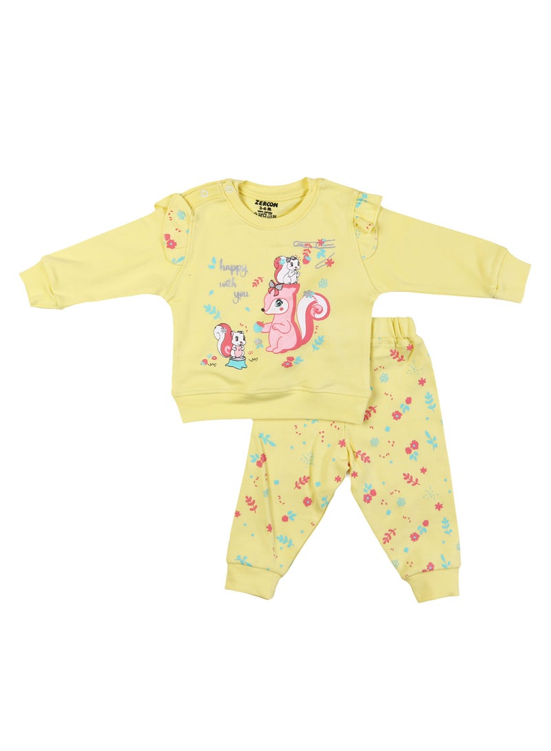 Zercon Autumn Pajama Set for Newborn Babies 1315  0-18m - Image 1
