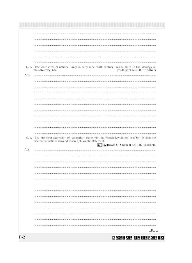 Oswaal CBSE Workbook | Social Science | Class 10 | Updated as per NCF | For better results | For 2024 Exam - Image 5