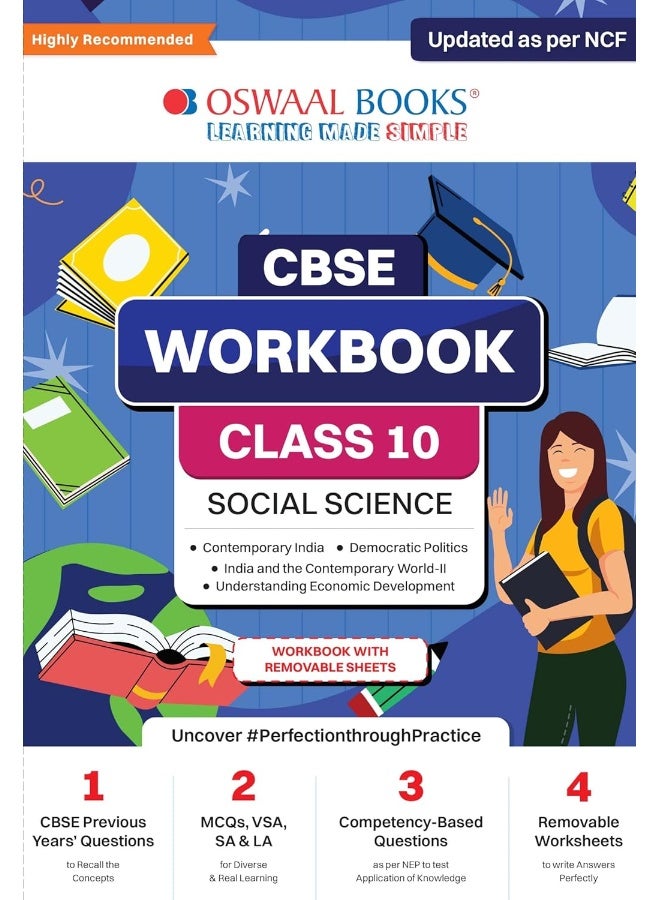 Oswaal CBSE Workbook | Social Science | Class 10 | Updated as per NCF | For better results | For 2024 Exam - Image 1