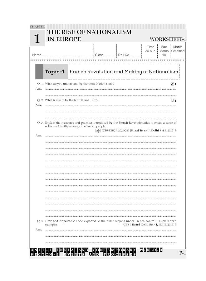 Oswaal CBSE Workbook | Social Science | Class 10 | Updated as per NCF | For better results | For 2024 Exam - Image 4