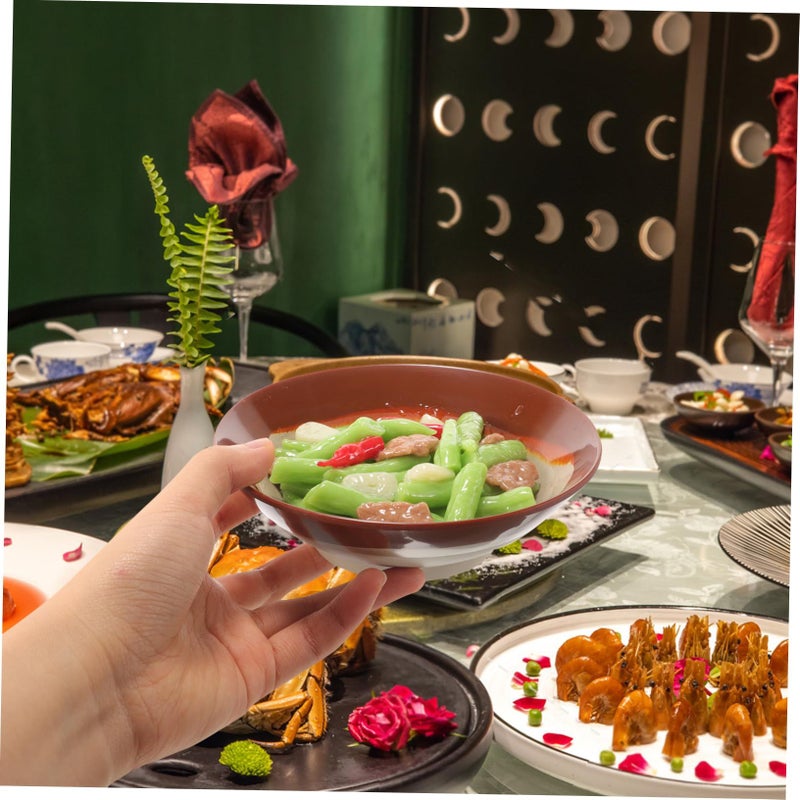 Lifelike Artificial Green Bean Food Model Display Prop For Kitchen Decoration Photography - Image 3