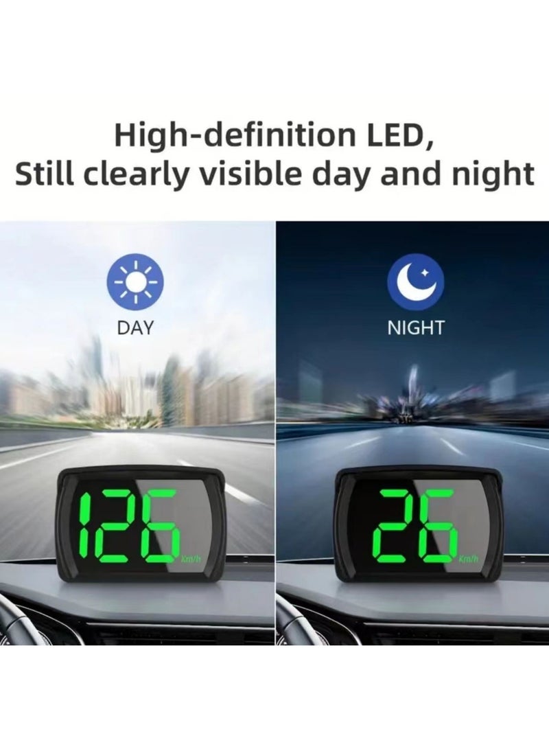 Generic Car HUD Speedometer, Clear Speed Display,  USB Power Cable - Ideal for Cars, Trucks, Buses - KM/H  - Image 4