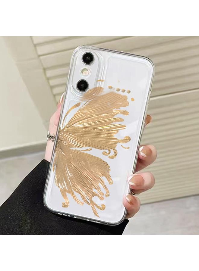 S-TOP Case For iPhone XS / X Butterfly Pattern Transparent TPU Phone Case - Image 1