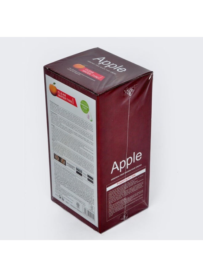 BLOOMING TIME Apple Ammonia-Free Brown Hair Cream, No-Toxic, No Stimulation - Image 4
