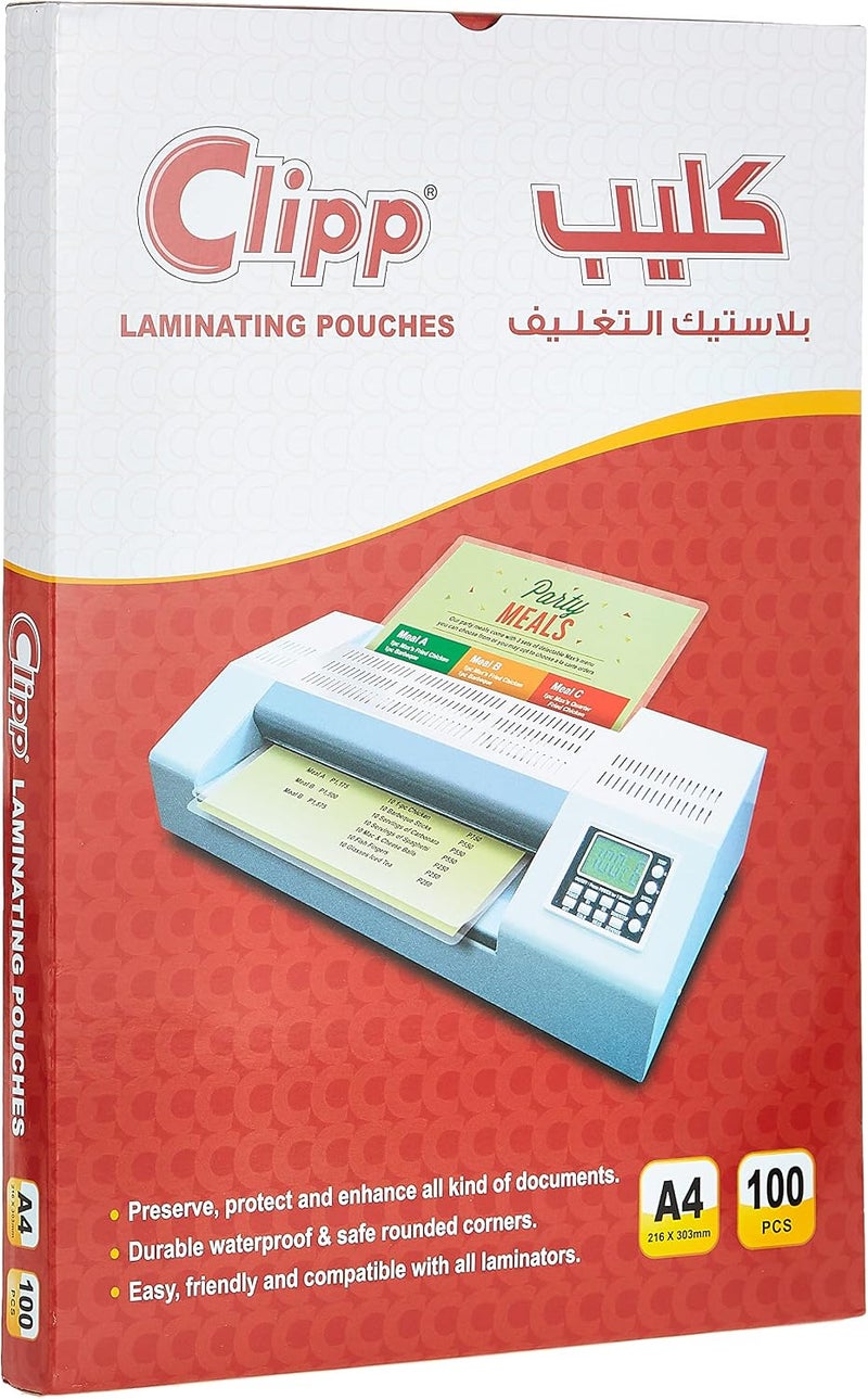 كليب أكياس تغليف كلب - A4 التعبئة: 100 قطعة/علبة 216×303 مم - Image 1