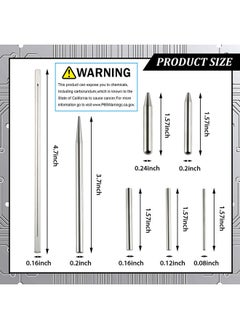 Honoson 17 Pieces Metal Puzzle Tool Set Tool DIY Metal Model Kits Tools Tab Edge Cylinder Cone Shape Bending Assist Tools for 3D Metal Jigsaw Puzzles Assembly Basic Model Building, Repairing and Fixing  - Image 2