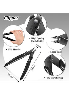 Honoson 17 Pieces Metal Puzzle Tool Set Tool DIY Metal Model Kits Tools Tab Edge Cylinder Cone Shape Bending Assist Tools for 3D Metal Jigsaw Puzzles Assembly Basic Model Building, Repairing and Fixing  - Image 4