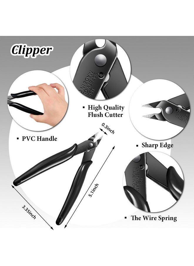 Honoson - 17 Pieces Metal Puzzle Tool Set Tool DIY Metal Model Kits Tools Tab Edge Cylinder Cone Shape Bending Assist Tools for 3D Metal Jigsaw Puzzles Assembly Basic Model Building, Repairing and Fixing - Image 1