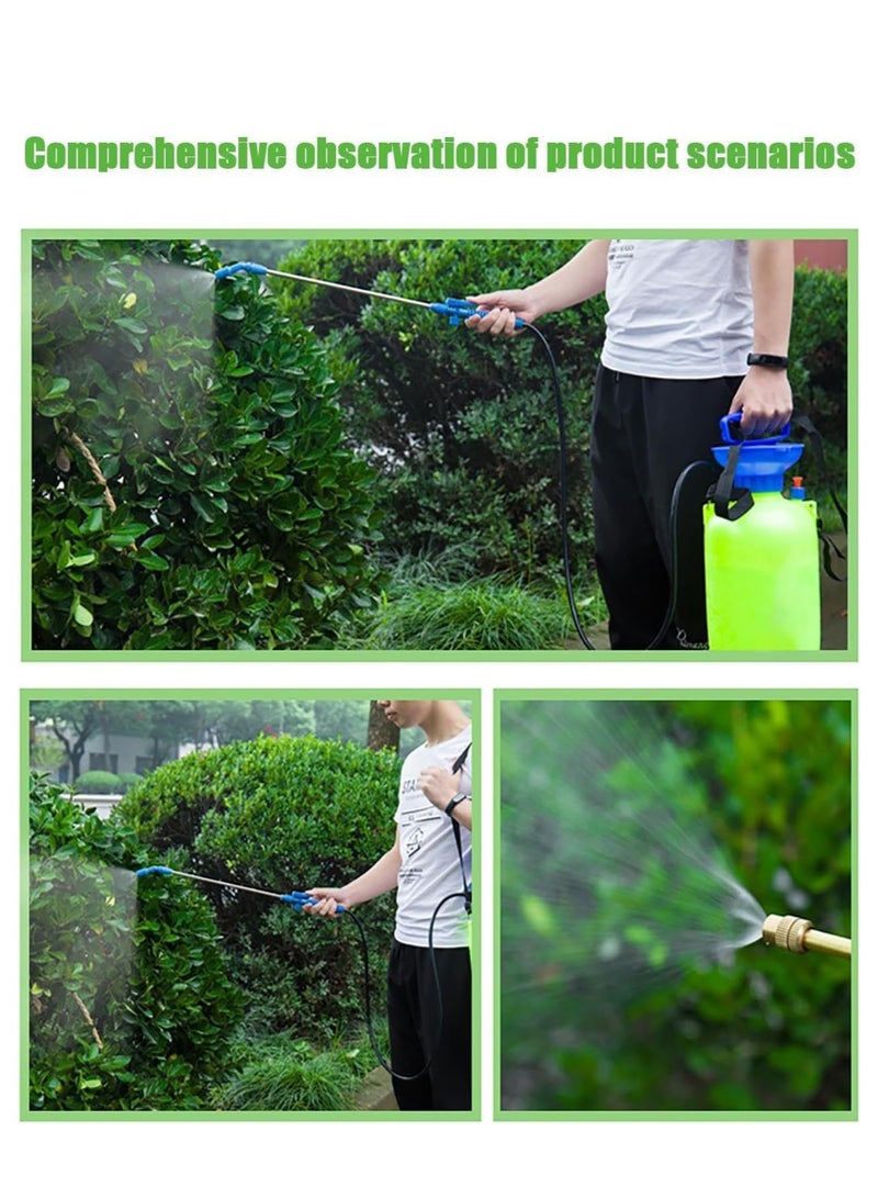 Generic Portable Pressurized Water Sprinkler Can for Gardening & Sanitizer Spraying, Manual Hand Pressure Sprayer for Agriculture, Car Cleaning - Yellow  - Image 5