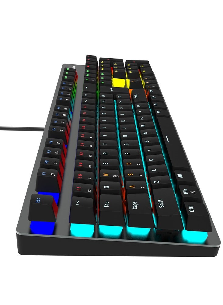 Meetion MK007 PRO Hot swap Mechanical Gaming Keyboard With Metallic Surface,12 Multimedia Shortcuts and 64-grade e-sports game chips - Image 4