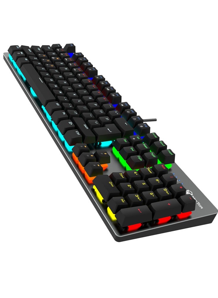 Meetion MK007 PRO Hot swap Mechanical Gaming Keyboard With Metallic Surface,12 Multimedia Shortcuts and 64-grade e-sports game chips - Image 3