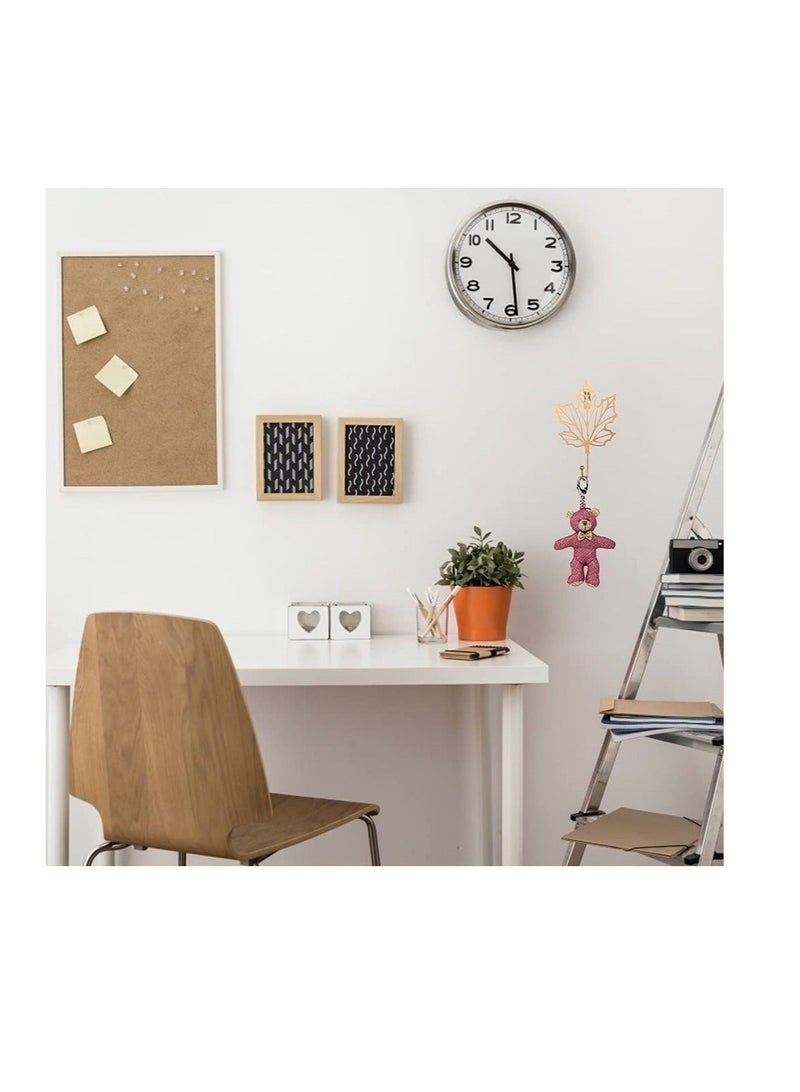 كابتن تيك Decorative Hook, KASTWAVE Coat Adhesive Hooks Leaves Cast Iron Decorative Wall Hooks Curtain TieBacks Wall Hooks for Hanging Keys Towels Coat in Bathroom Kitchen Decorative (3Pcs) - Image 5