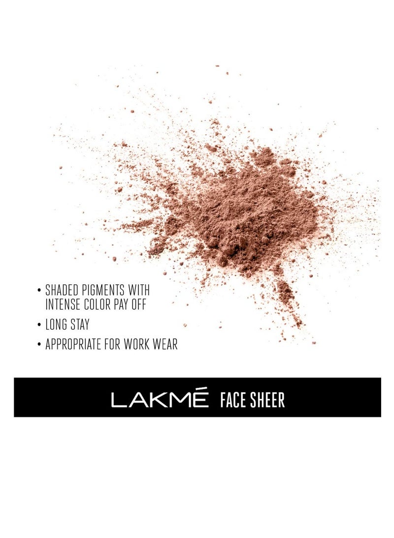 لاكمي هايلايتر لاكمي فيس شير صن 4 جرام لمكياج الوجه، هايلايتر لاكمي للحصول على لمعان ناعم بدون جهد من لاكمي - Image 4