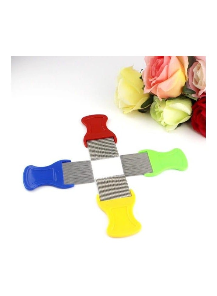 STAR BEJA Terminator Anti Lice Comb, Detachable, Stainless Steel Teeth Multicolor 3 Pcs Small Size - Image 3