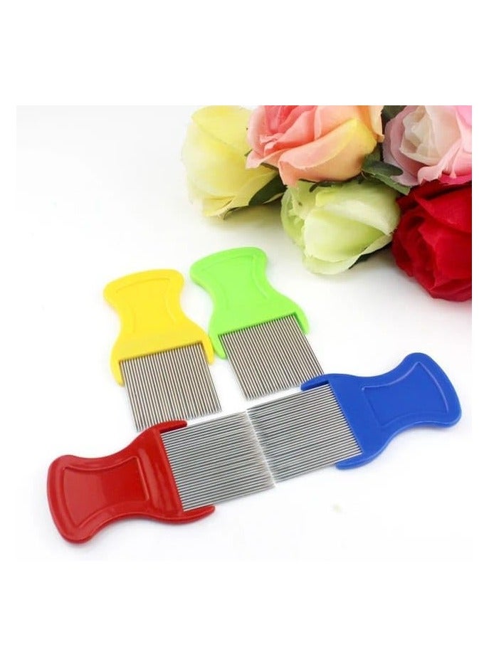 STAR BEJA Terminator Anti Lice Comb, Detachable, Stainless Steel Teeth Multicolor 3 Pcs Small Size - Image 4