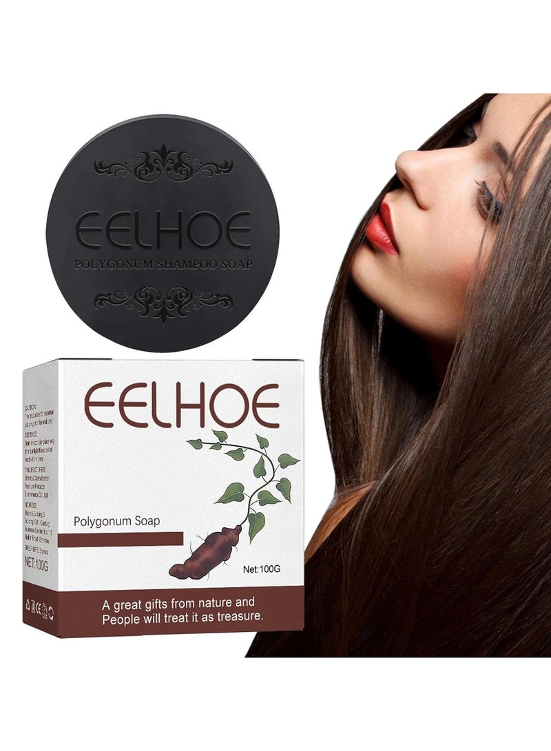 EELHOE Natural Shampoo Bar - All-Natural, Organic and Vegan Solid Shampoo for Deep Cleansing, Nourishing and Softening Hair - 100g - Image 4
