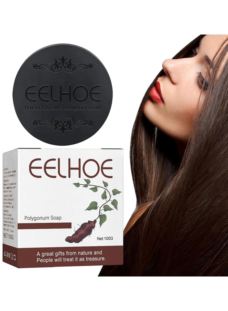 EELHOE Natural Shampoo Bar - All-Natural, Organic and Vegan Solid Shampoo for Deep Cleansing, Nourishing and Softening Hair - 100g - Image 2