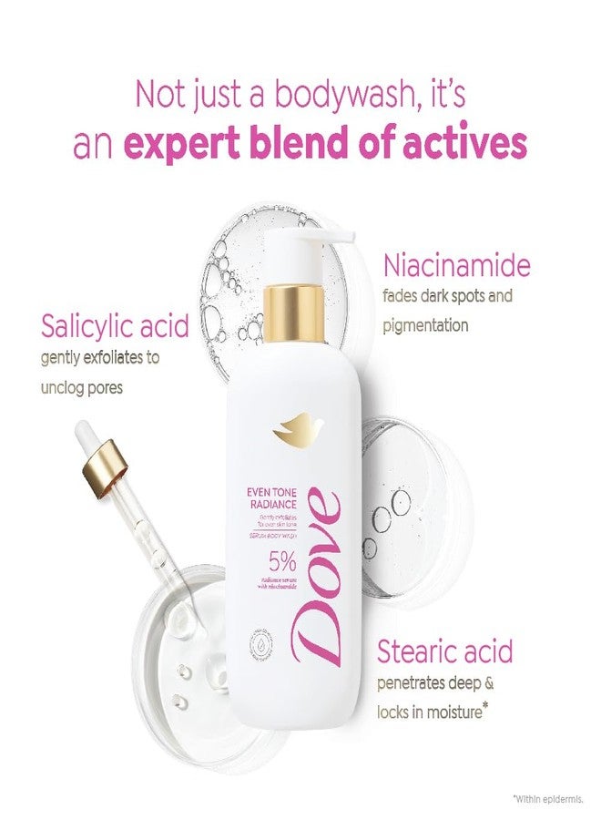 Dove Even Tone Radiance Serum Body Wash|5% Radiance Serum with Niacinamide| Gently exfoliates for even skin tone | Paraben & SLS free | 300 ml - Image 5