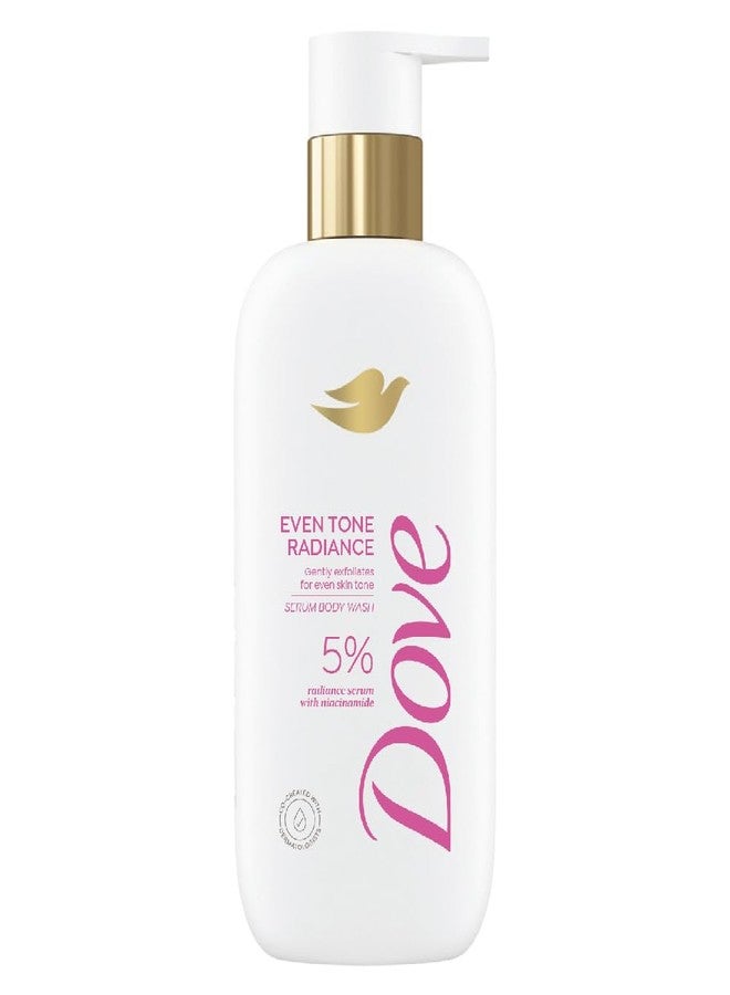 Dove Even Tone Radiance Serum Body Wash|5% Radiance Serum with Niacinamide| Gently exfoliates for even skin tone | Paraben & SLS free | 300 ml - Image 1