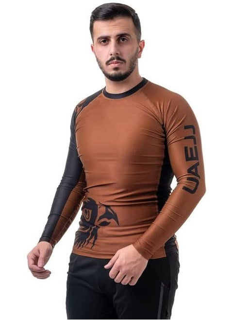 Jiu Jitsu Long Sleeve Rash Guard For Adults