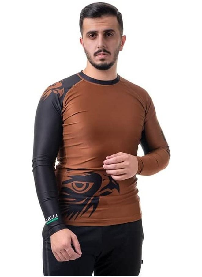 Jiu Jitsu Long Sleeve Rash Guard For Adults