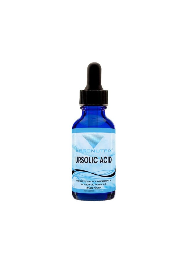 Absonutrix - Ursolic Acid 300Mg 4 Fl Oz Bottle 120 Highly Potent Servings High Bioavailability Quick Absorption Thirdparty Tested Gmpcertified Nongmo Crueltyfree Products Made In Usa - Image 1