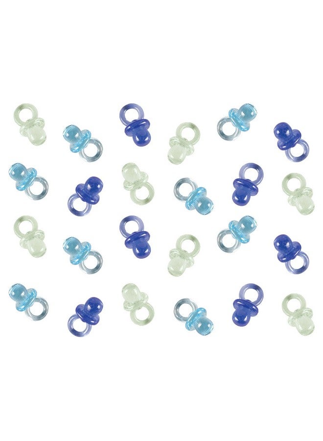 Amscan Blue Pacifier Baby Shower Favor Charms 24Ct - Image 2