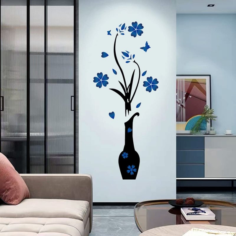 Casa Decor Family Wall Sticker Wall Decal Inspirational Family Quote Sticker Vase Wall Art Sticker Vinyl Lettering Saying Wall Decals for Living Room Bedroom Dining Room Wall Decoration Home Decor.  - Image 2