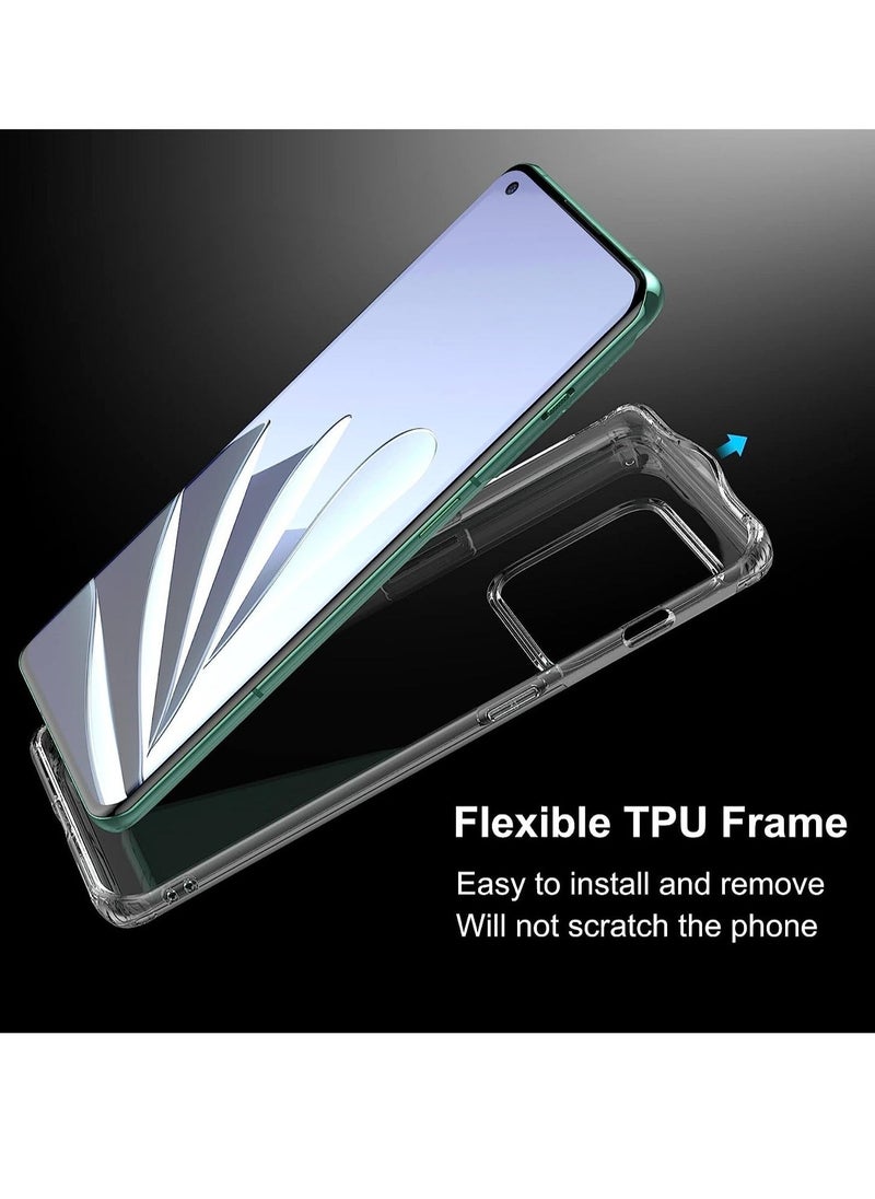 ELTRAZONE Clear Case for Oneplus 10 Pro Case Shockproof [Hard PC Back+Soft TPU Bumper] [Reinforced Corner] [Anti-Yellowing] Support Wireless Charging Protective Phone Case Cover - Image 5