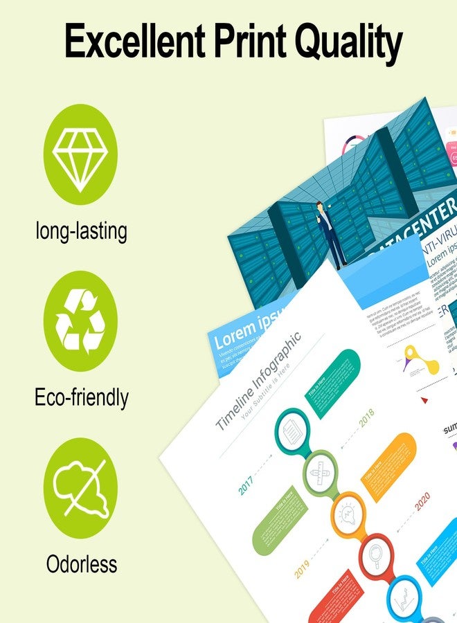 greencycle 305A Black Compatible Toner Cartridge Replacement for HP 305A CE410A Toner Works on Laser Jet Pro 400 Color M451nw M451dw M451dn MFP M475dn M475dw M375nw Printer - 2 Pack CE410A, Black - Image 4