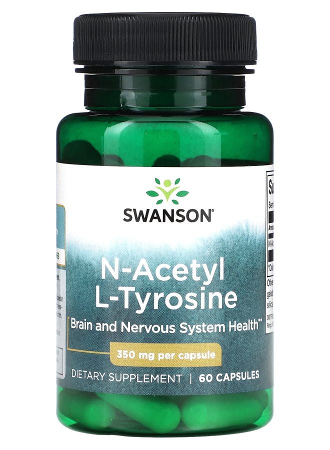 N-Acetyl L-Tyrosine 350 mg 60 Capsules